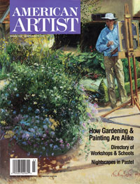 American Artist cover March 1998 American Artist cover March 1998